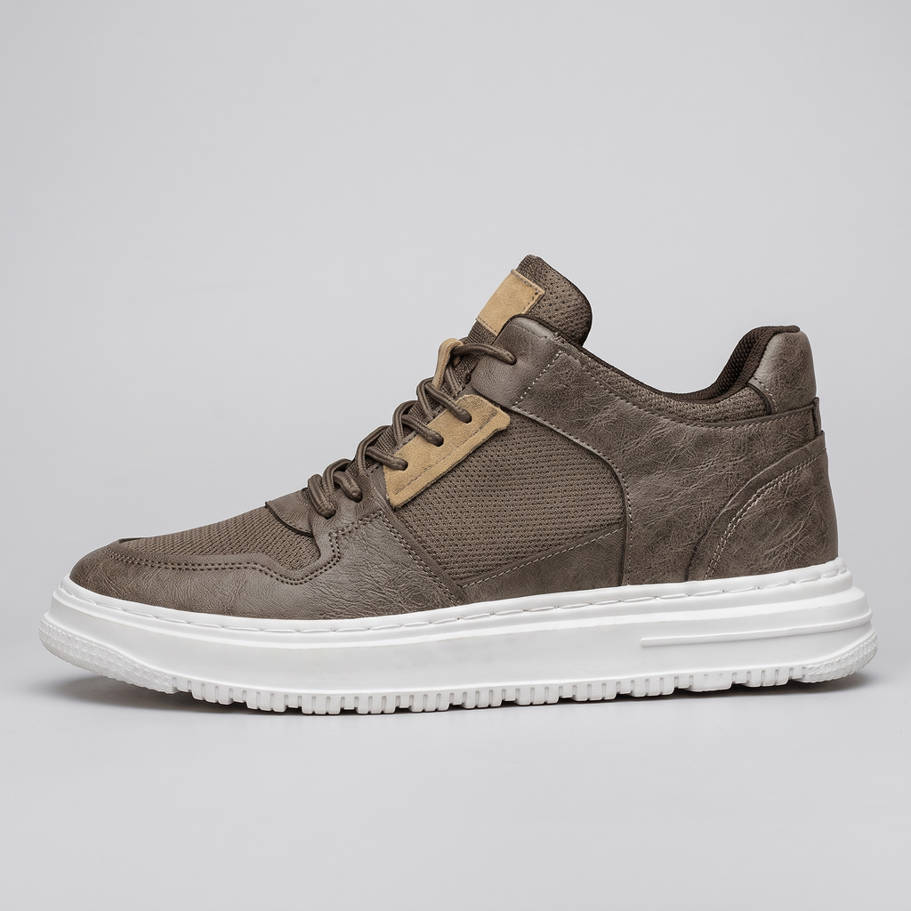 STATURE Zenith tan sneaker side profile